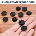 thumbnail image 4 of 10pcs Hole Plug 1/2 Inch (13mm) Button Plugs Fit for 13mm Hole, Snap in Locking Hole Tube Plug Gel, Black, 4 of 6