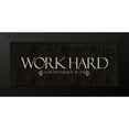 thumbnail image 2 of Greene, Taylor 24x12 Black Modern Framed Museum Art Print Titled - Work Hard, 2 of 5