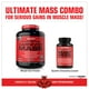 thumbnail image 5 of MuscleMeds CARNIVOR Mass Gainer Beef Protein Isolate Shake, 50 Grams Protein, 125 Grams Carbs, 0 Fat, 0 Sugar, Lactose Free, Cookies & Cream, 6 Pound, 5 of 5