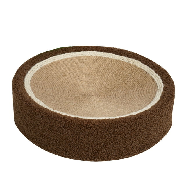 Cama Para Rascar Gatos, Cómodo Cuenco Redondo Para Rascar Gatos Para Descansar En Interiores