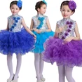 thumbnail image 5 of Vestido de princesa para niñas, elegante vestido de baile para niños, vestidos de salón de baile, jazz, hip hop, ropa de fiesta, trajes de Halloween y Navidad con lentejuelas para niñas, 5 of 5