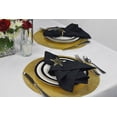 thumbnail image 2 of Contemporary Home Living Round Kitchen Placemats - 15" - Metallic Gold - Set of 6, 2 of 8