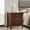 Cappuccino, variant on Noble House 3-Drawer Nightstand, Contemporary Bedside Table with Particle Board Frame, Black Finish