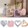 thumbnail image 2 of FENOHREFE Test Tube Vase Silicone Mould Heart Hydroponic Plant Mold Gypsum Cement Resin Molds Flower Arrangement Decorations, 2 of 7