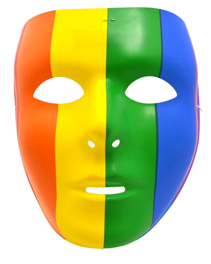 Full Face Rainbow Mask