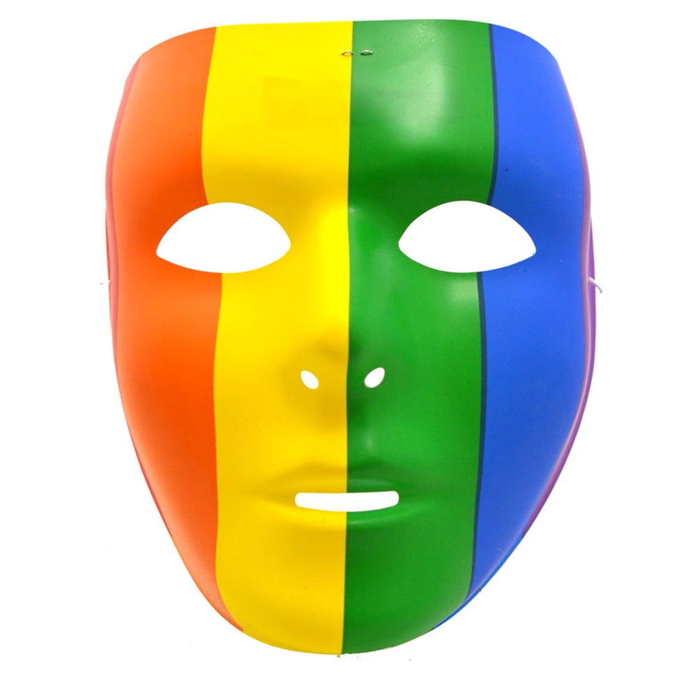Full Face Rainbow Mask