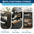 thumbnail image 4 of Danolapsi Farmhouse Storage Cabinet with Doors and Drawers, Freestanding Kitchen Pantry, Floor Bathroom Storage Cabinet for Kitchen/Laundry/Living Room/Bedroom, 4 of 8