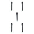 thumbnail image 3 of stanreset Artificial Handheld Microphone Kid Stage Performance Party Portable Simulation Plastic Mic Props Detectable Toy Big Tube Black 5Set, 3 of 6