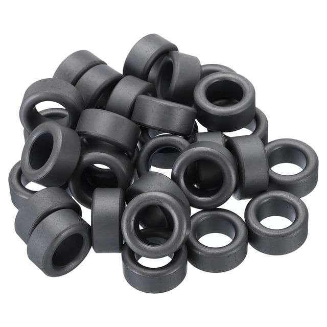 Unique Bargains Ferrite Toroid Core, Toroid Core 1' ODx0.6' IDx0.5' H, Black 30 Pack