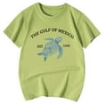 thumbnail image 3 of Hiijoy Big Girls Graphic T-Shirt Turtle Print Short Sleeve Summer T Shirt, Sizes 3-14, 3 of 3