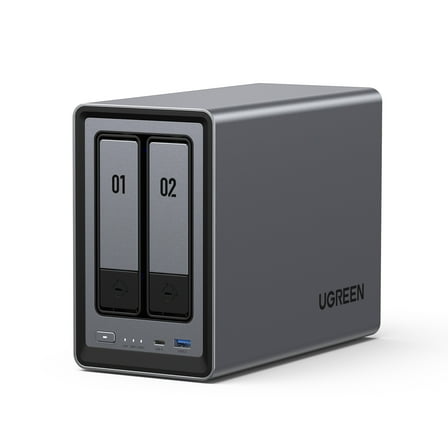 UGREEN NASync DXP2800 2-Bay NAS with Intel 4-Core CPU and 8GB DDR5 Diskless