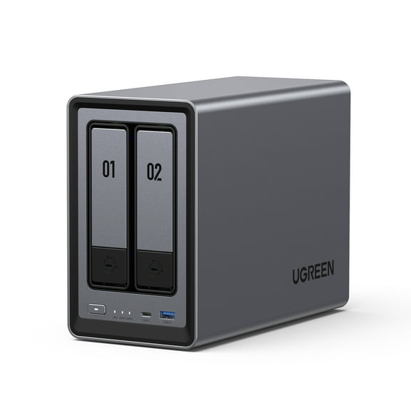 UGREEN NASync DXP2800 2-Bay NAS with Intel 4-Core CPU and 8GB DDR5 Diskless