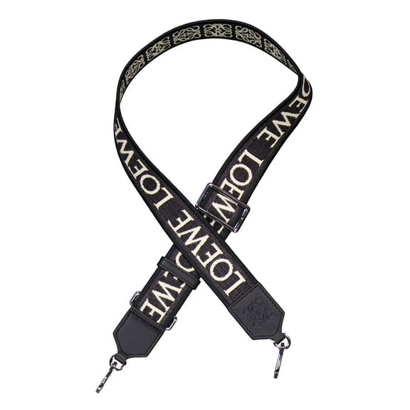 Loewe Anagram Strap In Jacquard And Calfskin