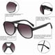 thumbnail image 4 of Classic Vintage Aviator Sunglasses for Women Men Large Frame Retro 70s Sunglasses, 4 of 4