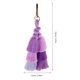 thumbnail image 2 of OHOIOLLA Accesorio Boho De Borlas Moradas A Mano Para Decorar Y Llaves, 2 of 7