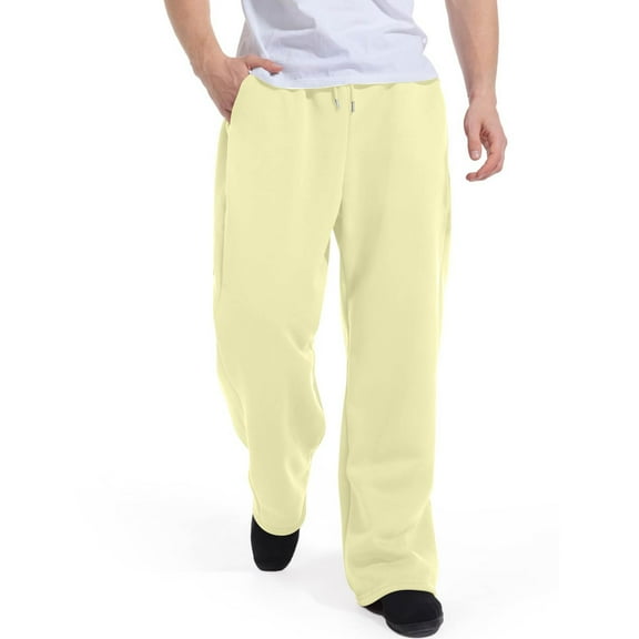 Breathable Thin Drawstring Trousers Elastic Comfortable Men Sweatpants Jogger Tracksuit Trousers Casual Long Trousers Big Size Mens Drawstring Pockets Cargo Pants Classic Sports Casual Pants