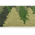 thumbnail image 4 of Liora Manne Frontporch Take A Hike Indoor Outdoor Area Rug Forest, 4 of 6