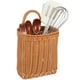 thumbnail image 5 of EeaseMX Cesta colgante tejida para almacenar verduras, ajos, despensa de plástico, organizador decorativo de pared para cocina, decoración de pared con suculentas., 5 of 7