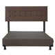 thumbnail image 2 of Box Base Cama Matrimonial + Cabecera Bilbao Chocolate, 2 of 7