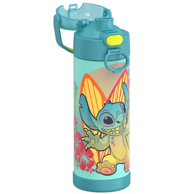 Thermos Kid's Funtainer 16oz Stainless Steel Water Bottle, Stitch photo 3