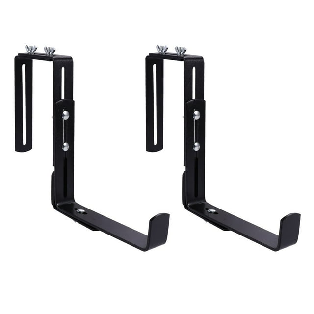 CHOK Flower Bracket Planter Box Brackets Railing Holder Window Pot Deckfenceiron Stands Mounting Mount Balcony Rail Hanging