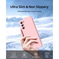 thumbnail image 5 of 3 in 1 for Samsung Galaxy S23 Case, with 2 Pack Screen Protector, with Full Camera Cover Protection，Liquid Silicone Slim Shockproof Protective Phone Case for Samsung S23 5G 6.1 (Pink)…, 5 of 12