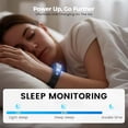 thumbnail image 4 of Silent Alarm Wristband, 2026 New Silent Bracelet Wearable Wrist Alarm Clock for Step Counter, Vibration, Stopwatch Timer for Deep Sleepers (Blue), 4 of 7