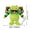 Drum monster, variant on New cute cartoon Q-version music monster plush toy creative doll fan collection birthday gift