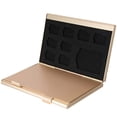 thumbnail image 2 of 1 pcs Aluminum Memory Card Case Storage Box for SD Card TF Card Holder Case Hold (12 Slots), 2 of 8