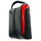 thumbnail image 1 of Bolsa portátil para zapatos de golf, de cuero premium, con cremallera, para exteriores rojo, 1 of 9