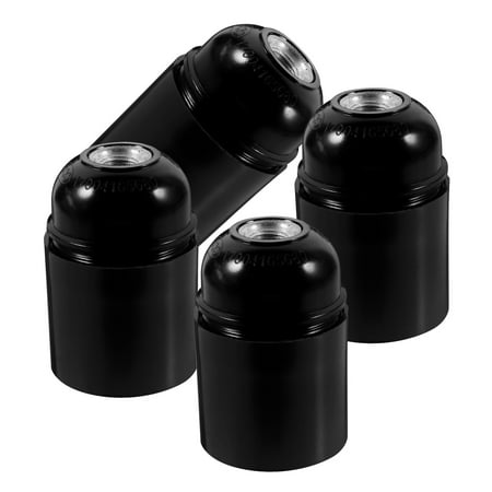 

4pcs Light Socket Lamp Holder Lamp Base Plastic Household Bulb Holder Pendant Light Lamp Socket