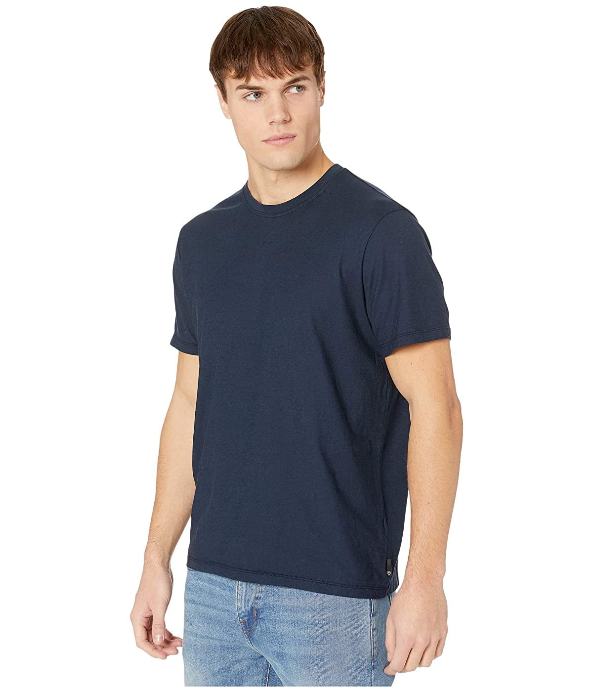AG Adriano Goldschmied Mens Bryce Short Sleeve Heathered Crew Neck Tee 