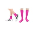 thumbnail image 4 of Allegra K Women's Elastic Selvedge Cuffs Stretchy Ankle High Socks, 4 of 7