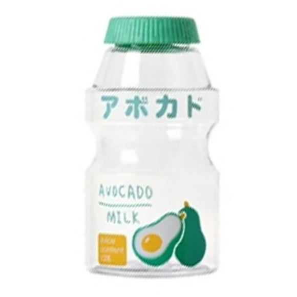 Pcs Plastic Water Bottle Tour Drinking Bottle Yakult Shape Cute Kawaii Milk Carton Shaker Bottle For Kids/Girl/Adult Glass