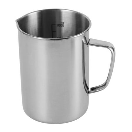 

Bestonzon Laboratory Stainless Steel Cups Chemistry Class Graduated Beakers 1000ml