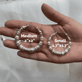 thumbnail image 5 of Better Jewelry, Bamboo Hoops .925 Sterling Silver, 5 of 10