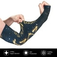 thumbnail image 3 of Fotbe Happy New Year 2024 (3) UV Sun Protection Arm Sleeves - Tattoo Cover Up - Basketball Arm Sleeve UPF 50 Cooling for Men Women, 3 of 8