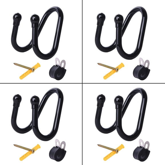 4 Pack Small Adjustable Sword Wall Mount Display Rack Stand Holder Hook Hanger for Sword, Dagger, Axe, Keyblade Vertical or Horizontal Display$$Sport & Recreation Other