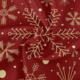 thumbnail image 2 of Coolnut 60" Christmas Snowflakes Round Tablecloth, Waterproof Stain and Wrinkle Resistant Washable Decorative Table Covers for Kitchen Dining Tabletop Party Outdoor Picnic, 2 of 7