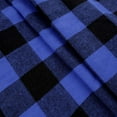 thumbnail image 7 of Htigea Plaid Robe for Women Lightweight Belted Short Bathrobe Ladies Sleepwear Nightgown Comfy Homewear Blue,S, 7 of 7