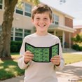 thumbnail image 7 of CHAQLIN Coin Pockets Tractor Field Pattern Lightweight Kids Trifold Wallet for Travel, Polyester Dustproof Trifold Card Wallet, 7 of 7