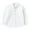 White, variant on Toddler Kids School Style T-Shirt Spring Fall Shirt & Long Sleeve Button - Down Top For Back To School Formal Casual Outfit,Size:3-4 Years