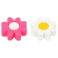 thumbnail image 1 of Amortiguador de vibraciones para raqueta de tenis Uxcell, paquete de 2, absorbente de choque para raqueta, rosa, blanco, 1 of 6