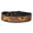 Brown Floral with Sunflower, variant on Hilason Sunflower Floral Hand Tooled Strong Genuine Leather Dog Collar Black/Tan Small
