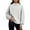 Gray, variant on Brondbend Pullover Sweatshirt for Women Tops for Women Turtleneck Solid Color Long Sleeve Casual Blouse Oversized Fall Winter Party Versatile Warm Outfits Clothes Comfortable