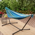 thumbnail image 4 of TechFaith Double Hammock Two Person Adjustable Hammock Bed with Space Saving Steel Stand Includes Portable Carrying Case, Easy Set Up, 4 of 4