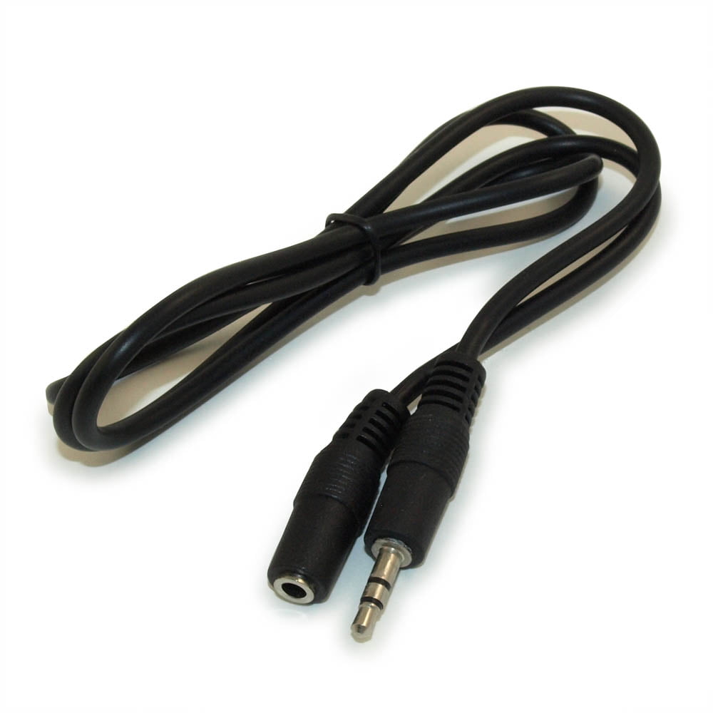 3ft 3.5mm MiniStereo TRS Male to Female Audio Extension Cable