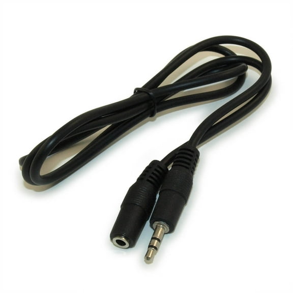3ft 3.5mm Mini-Stereo TRS Male to Female Speaker/Audio Extension Cable