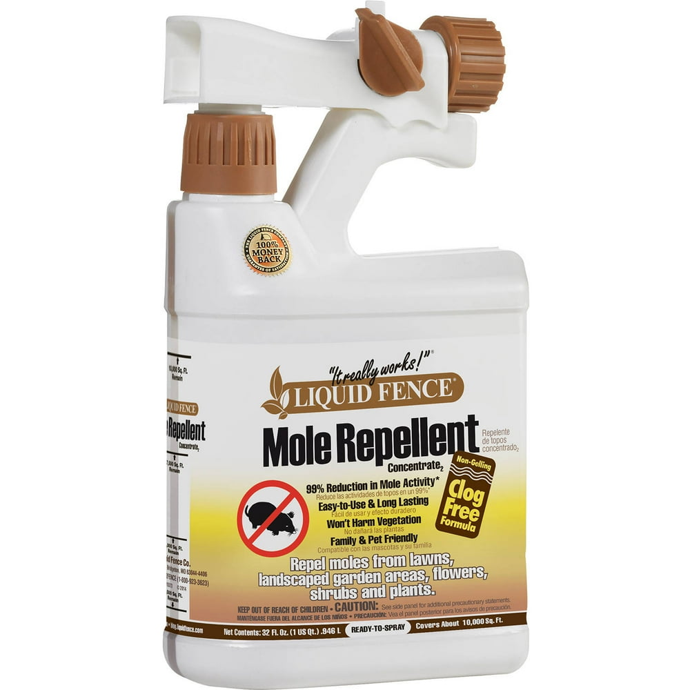 Liquid Fence ReadytoSpray Mole Repellent, 32 Oz.
