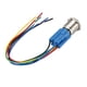 thumbnail image 4 of Interruptor de botón metálico de enclavamiento Uxcell de 19 mm 24V con luz LED blanca y cables de enchufe, 4 of 5
